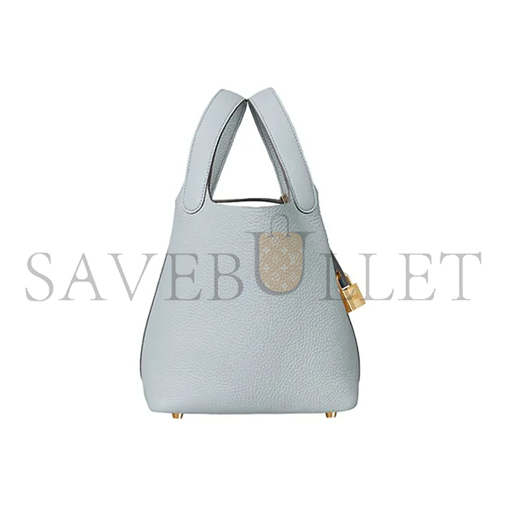 H**mes picotin lock 18 taurillon clemence h056289cc08 (18*18*13cm)